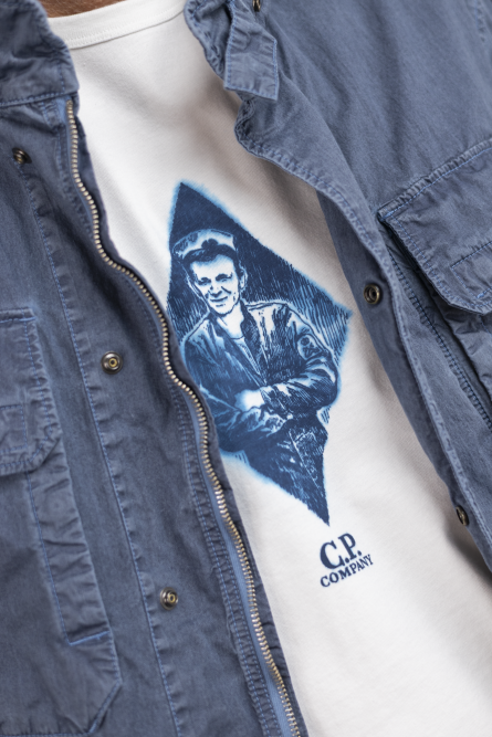 C.P. Company 20CMTS266A-110656W 103 GAUZE WHITE foto 4