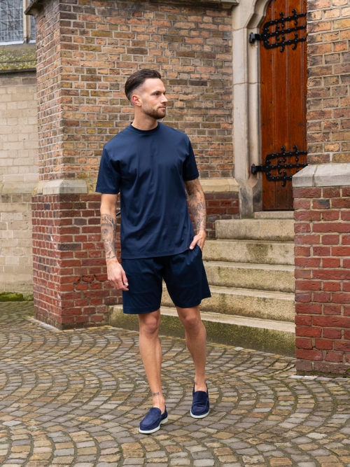 Valenza SUPIMA T-SHIRT 1001 42 NAVY foto 8