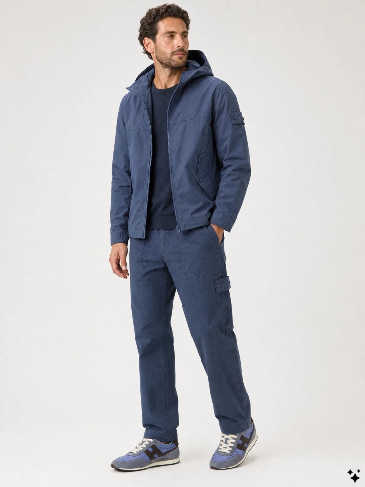 Stone Island L1S15 4100037 S0F01 V002E SLATE BLUE