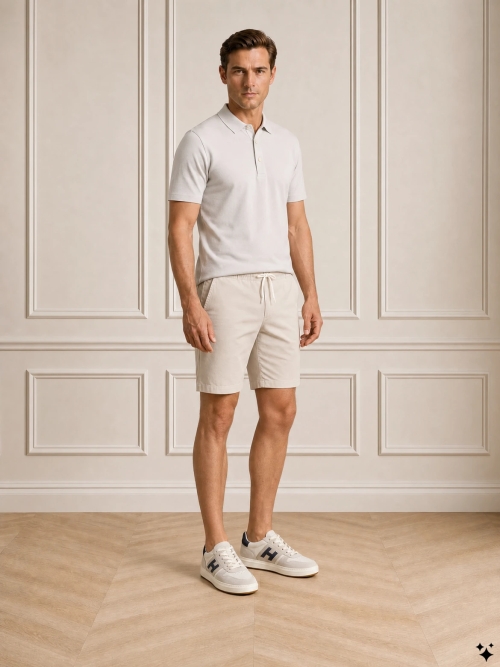 Valenza SUPIMA POLO S/S 1005 15 PEARL GREY foto 3
