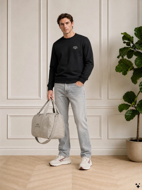 A.P.C. COHBV M27913 TZC NOIR BLANC foto 4
