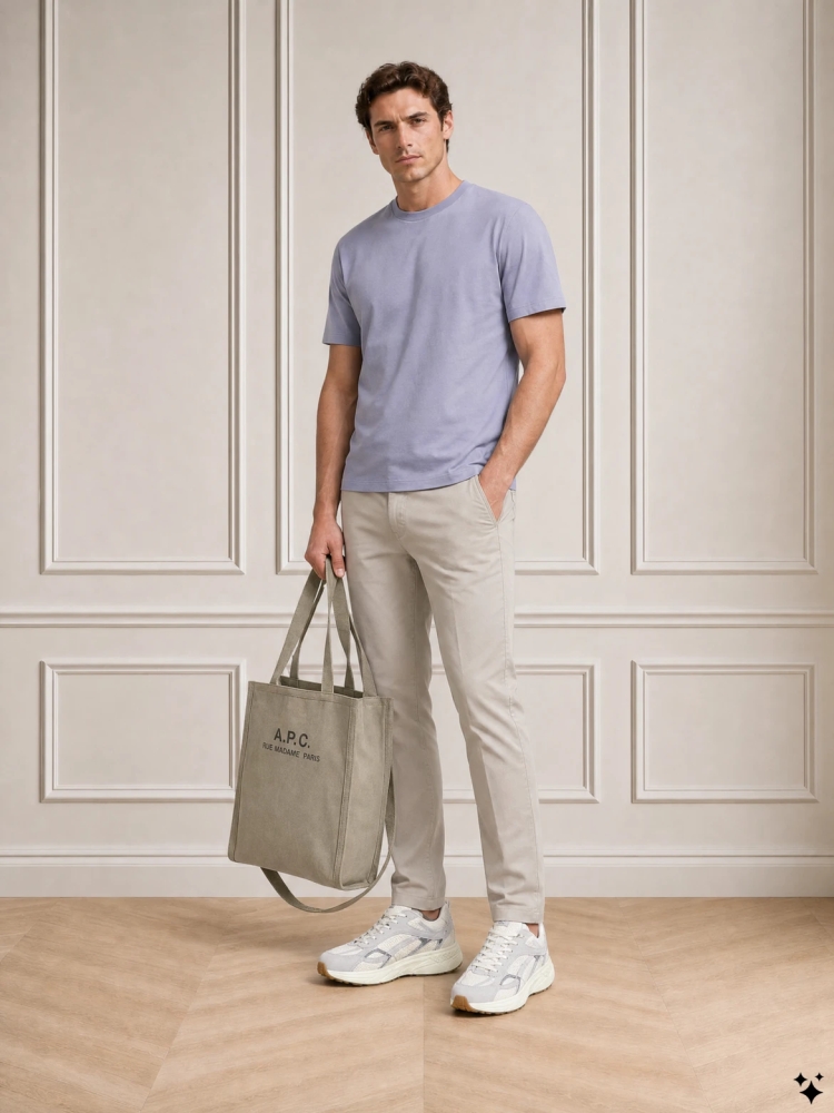A.P.C. COHBS M26465 LAB LIGHT BLUE