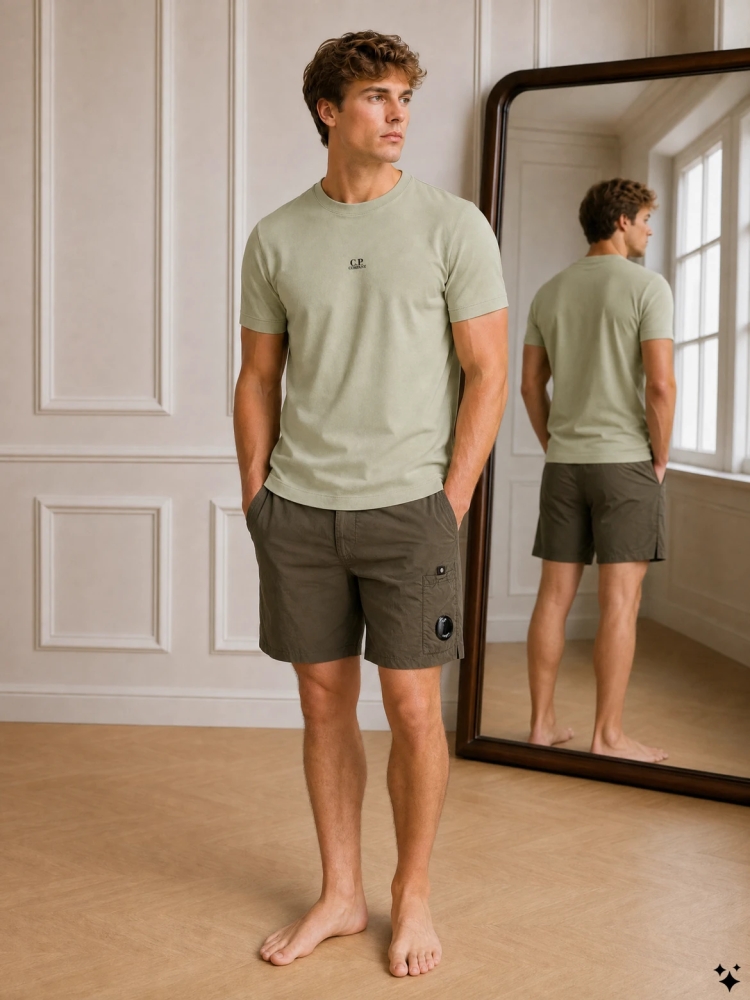 C.P. Company 20CMTS114A-006374G 610 MOSS GRAY
