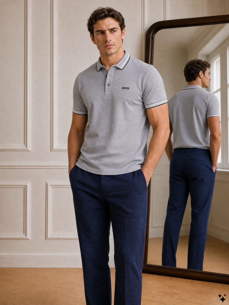Boss  50469055 PADDY 068 OPEN GREY