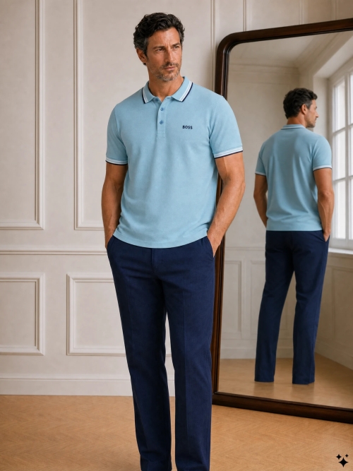 Boss  50469055 PADDY 445 TURQUOISE AQUA foto 3