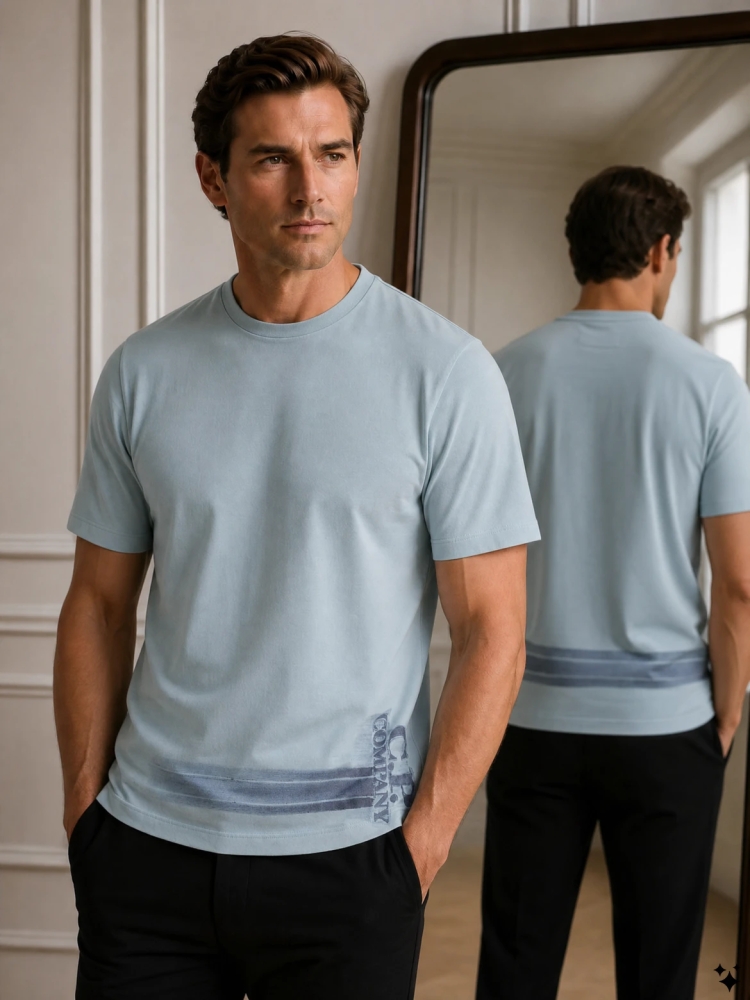 C.P. Company 20CMTS293A-005431G 809 SILVER BLUE