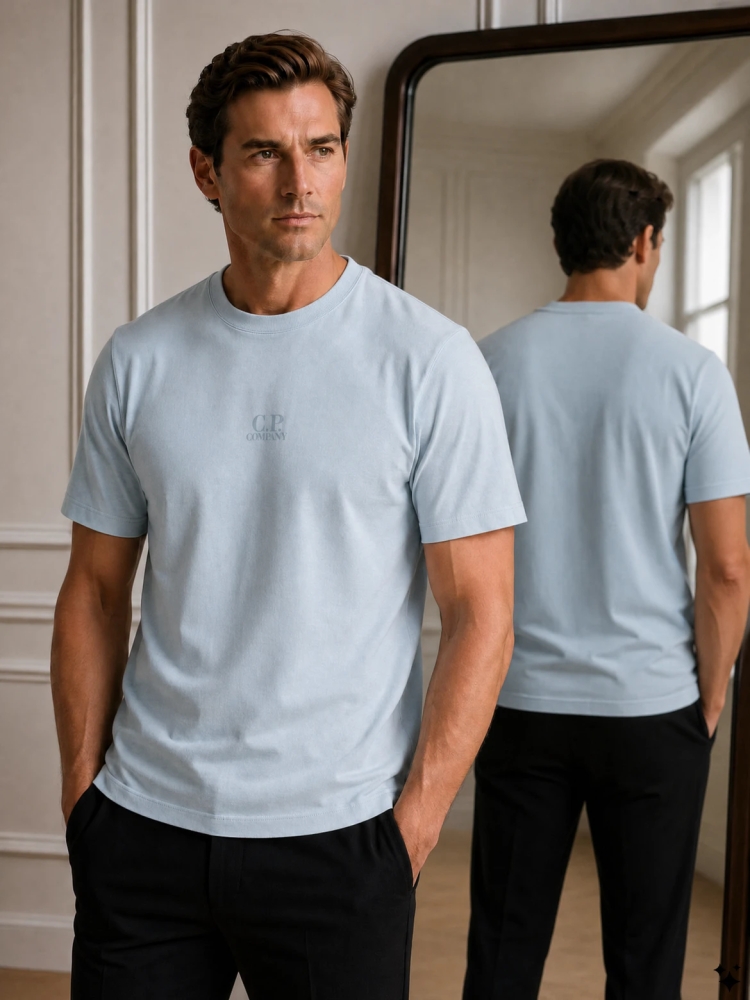 C.P. Company 20CMTS211A-005697S 809 SILVER BLUE