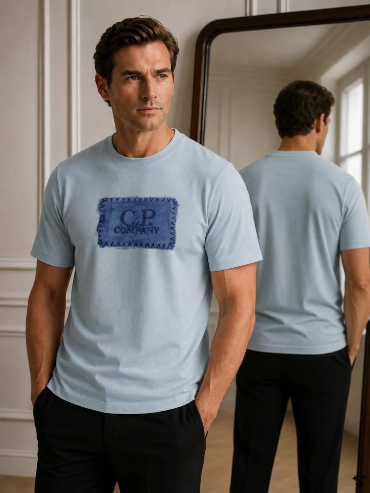 C.P. Company 20CMTS294A-005431G 809 SILVER BLUE
