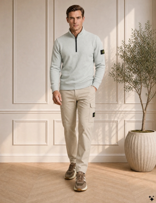 Stone Island L1S15 6100070 S0051 V0055 SAGE foto 4