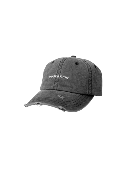 Brams fruit LOGO CAP DISTRESSED 1026 WASHED CHARCOAL Brams fruit LOGO CAP DISTRESSED 1026 WASHED CHARCOAL