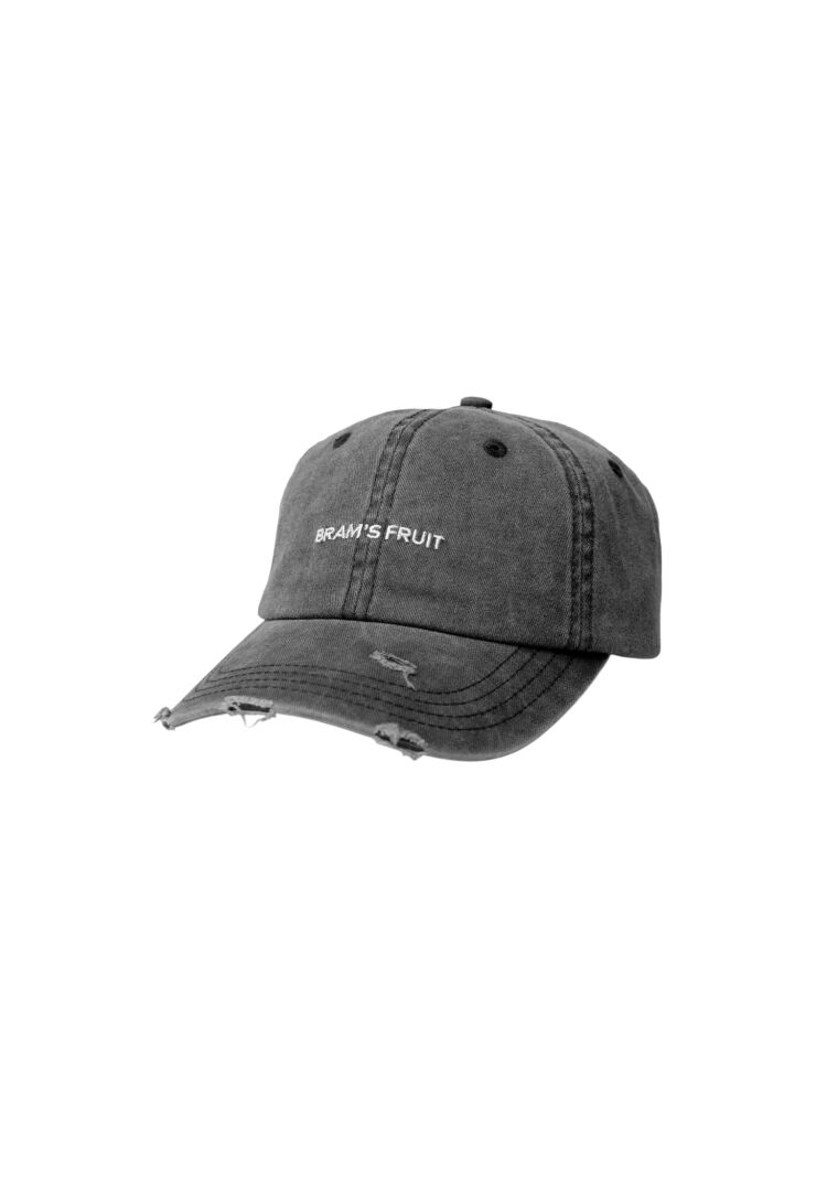 Brams fruit LOGO CAP DISTRESSED 1026 WASHED CHARCOAL