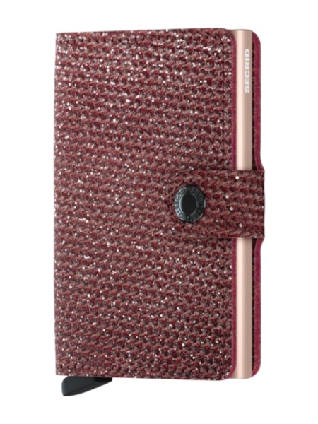 Secrid  MINIWALLET SPRAKLE RED