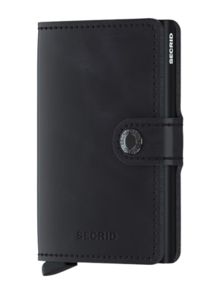 Secrid MINIWALLET VINTAGE BLACK Secrid MINIWALLET VINTAGE BLACK