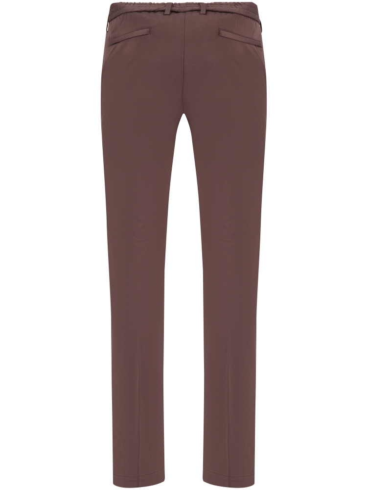 Valenza SUPIMA TAPERED TROUSER 1100 61 EBONY BROWN