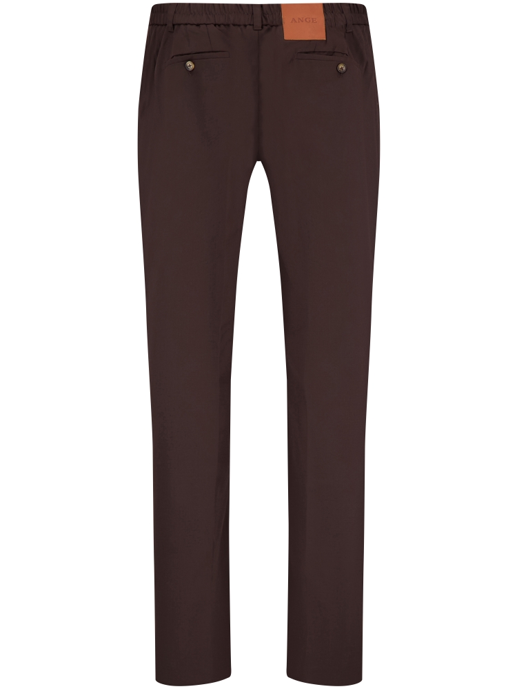 Ange Projects NOS-006 PLEATED PANTALON BROWN