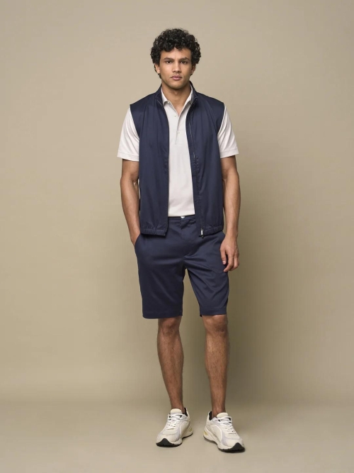 Valenza SUPIMA BERMUDA 1057 42 NAVY foto 4