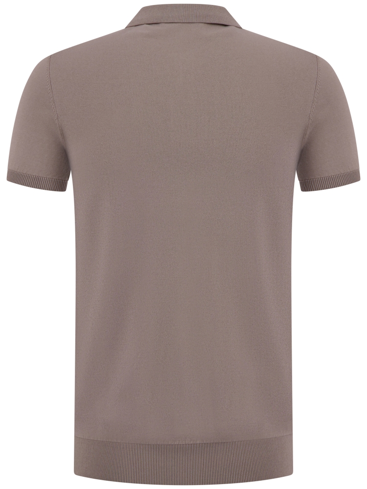 Valentoni Trevi polo zip Stone