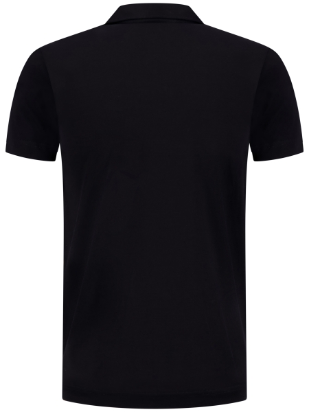 Valenza SUPIMA POLO ZIP 1049 48 BLACK