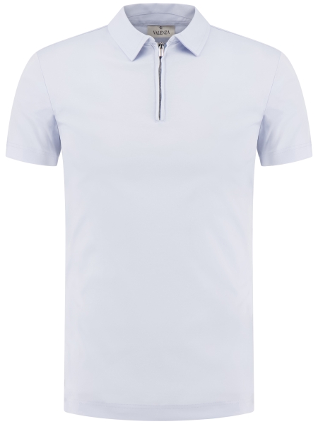 Valenza SUPIMA POLO ZIP 1049 60 ANGEL BLUE