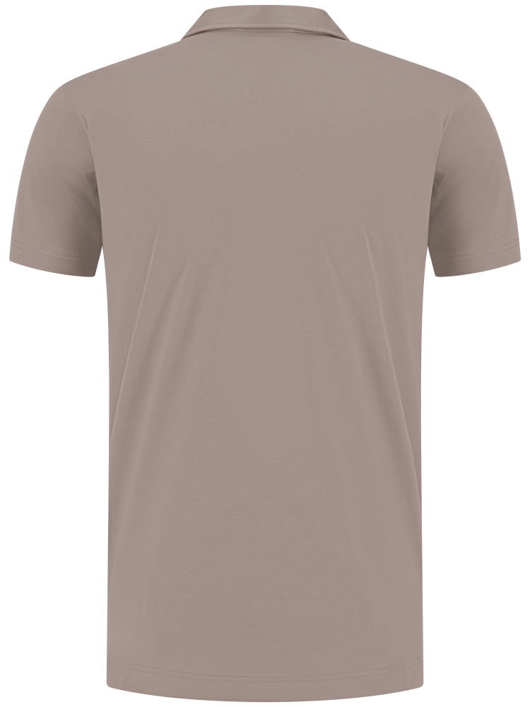 Valenza SUPIMA POLO ZIP 1049 68 LEAD GREY