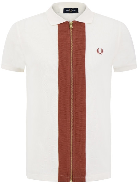 Fred Perry M6661 ZIP POLO 760 L. ECRU