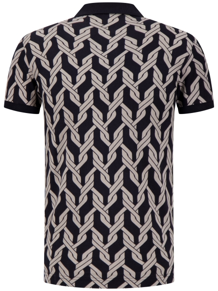 Fred Perry M9837 CABLE KNIT P. POLO 102 BLACK