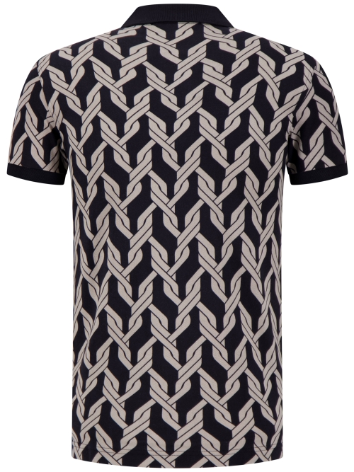 Fred Perry M9837 CABLE KNIT P. POLO 102 BLACK foto 2