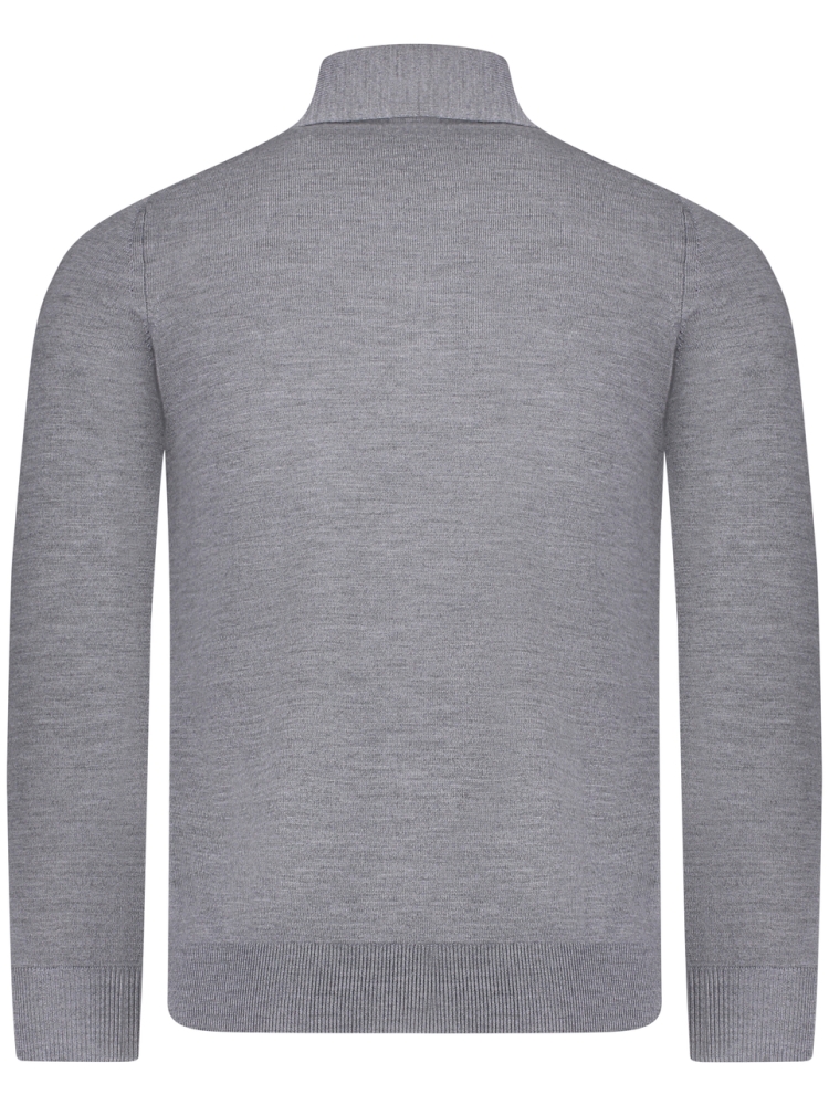 Valentoni Polo lm button down 803 mid grey