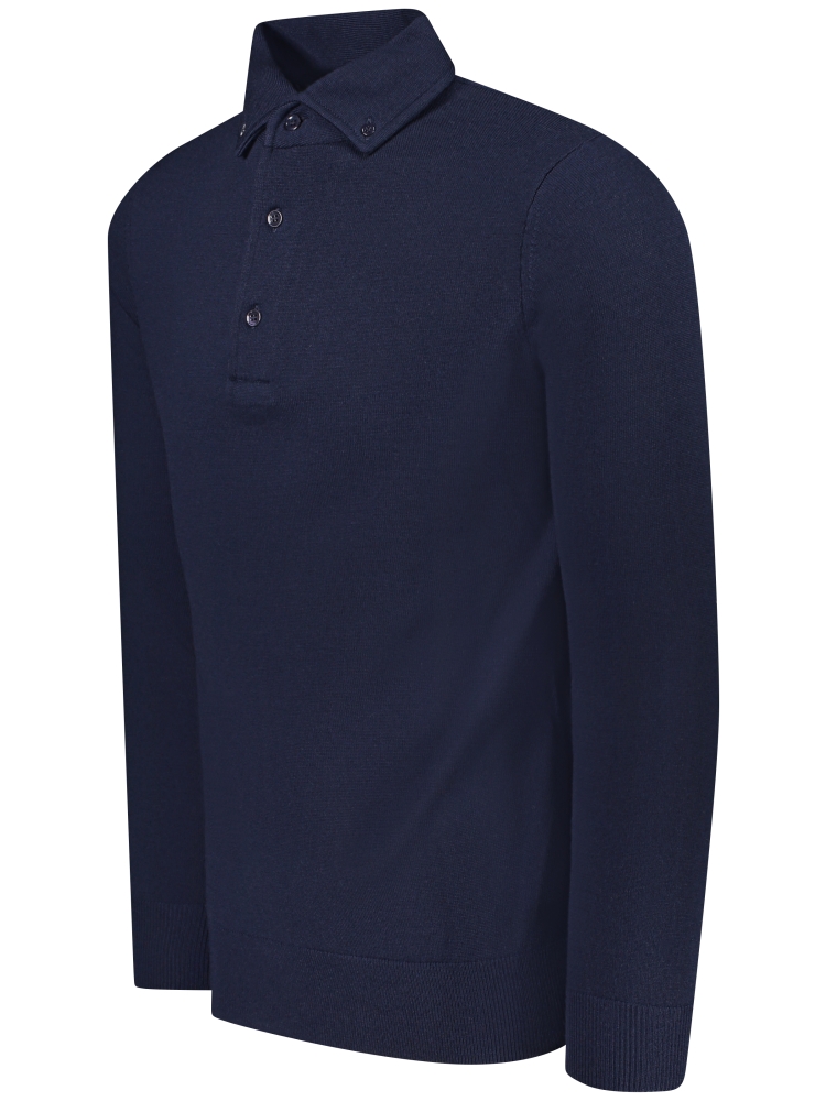Valentoni Polo lm button down 830 d. navy