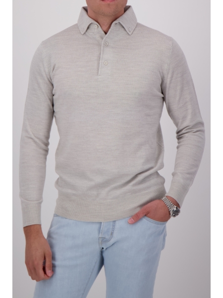 Valentoni POLO BUTTON DOWN 881 OFF WHITE