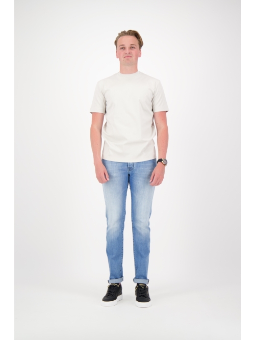 Valenza SUPIMA T-SHIRT 1001 15 PEARL GREY foto 5