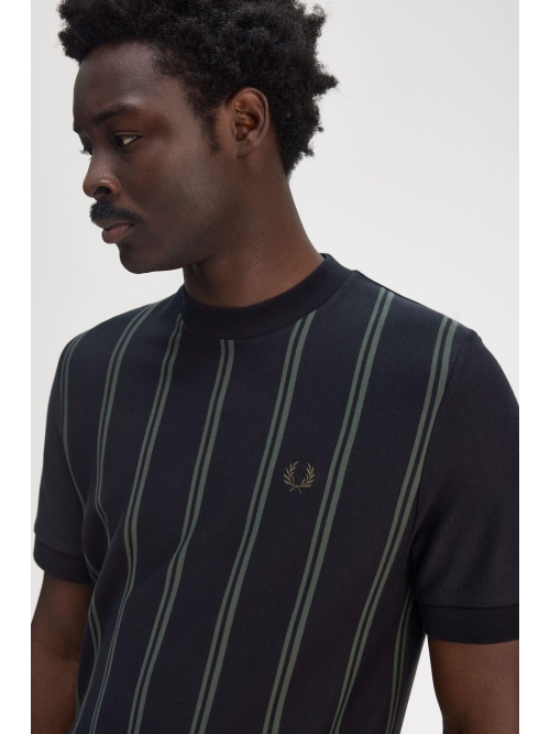 Fred Perry M9868 STRIPED 102 BLACK foto 4