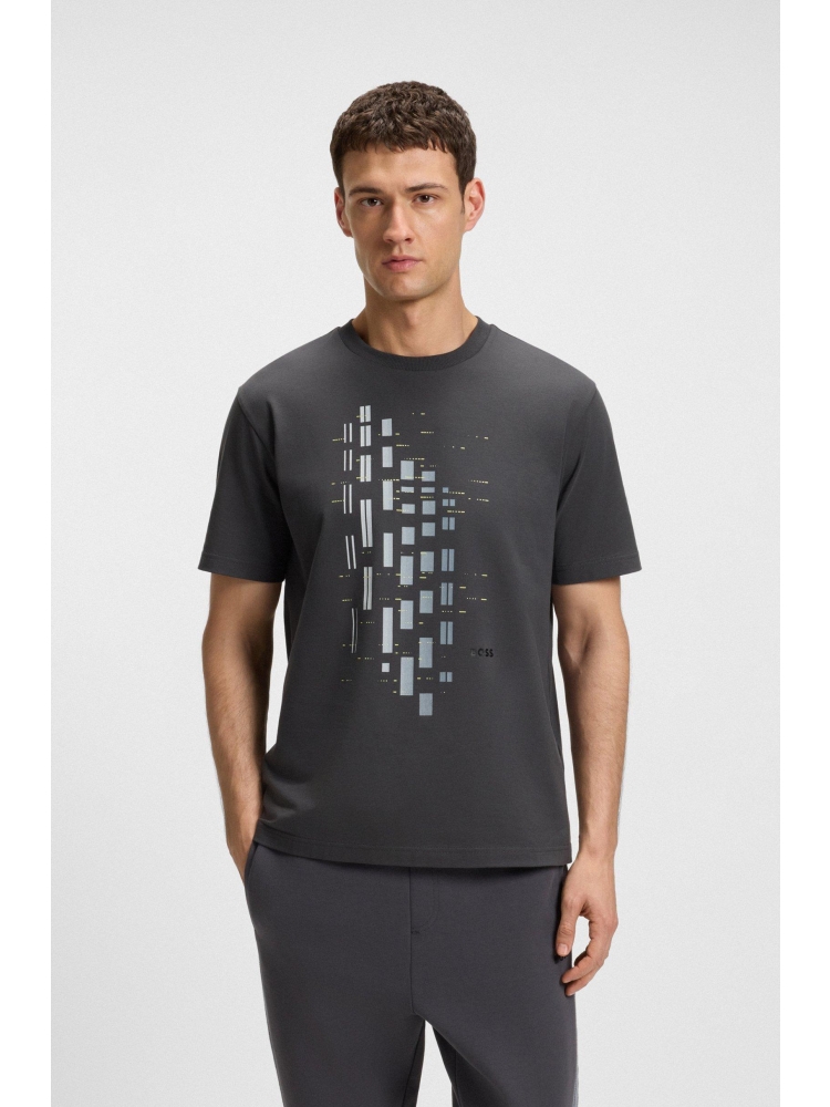 Boss  50543808 TEE GRX ZONE 027 DARK GREY