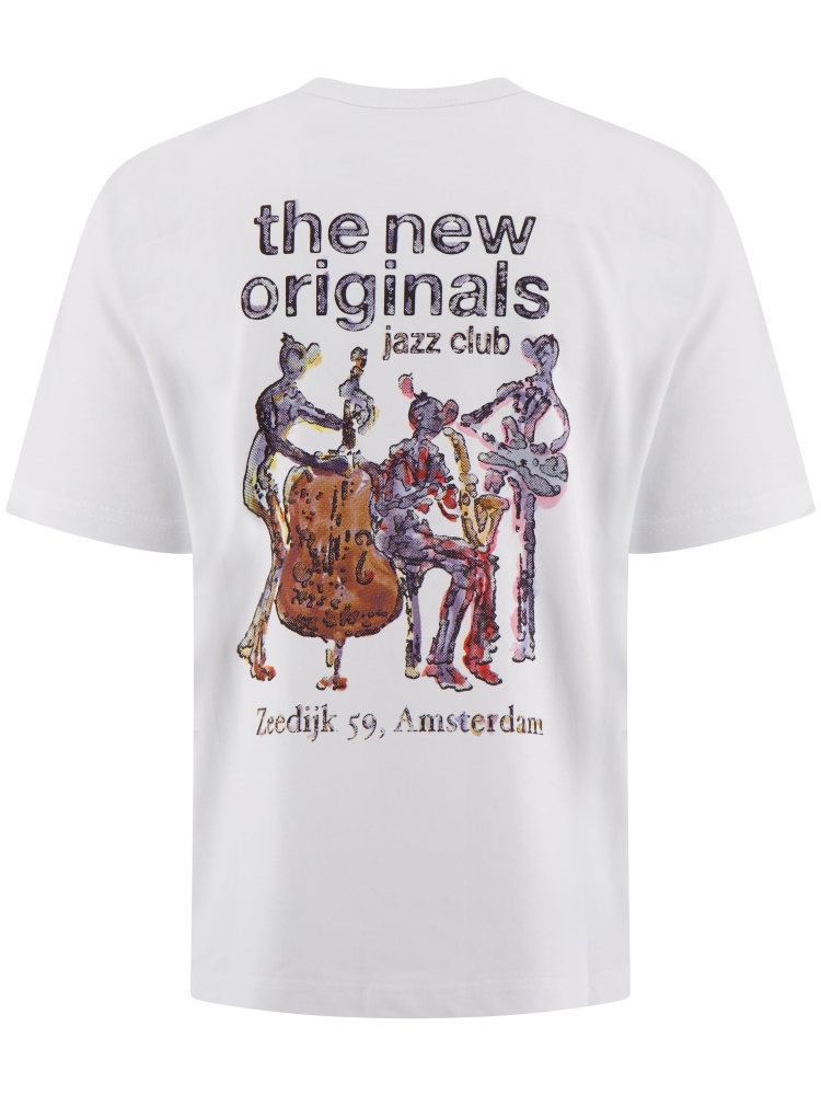 TNO JAZZ CLUB TEE WHITE