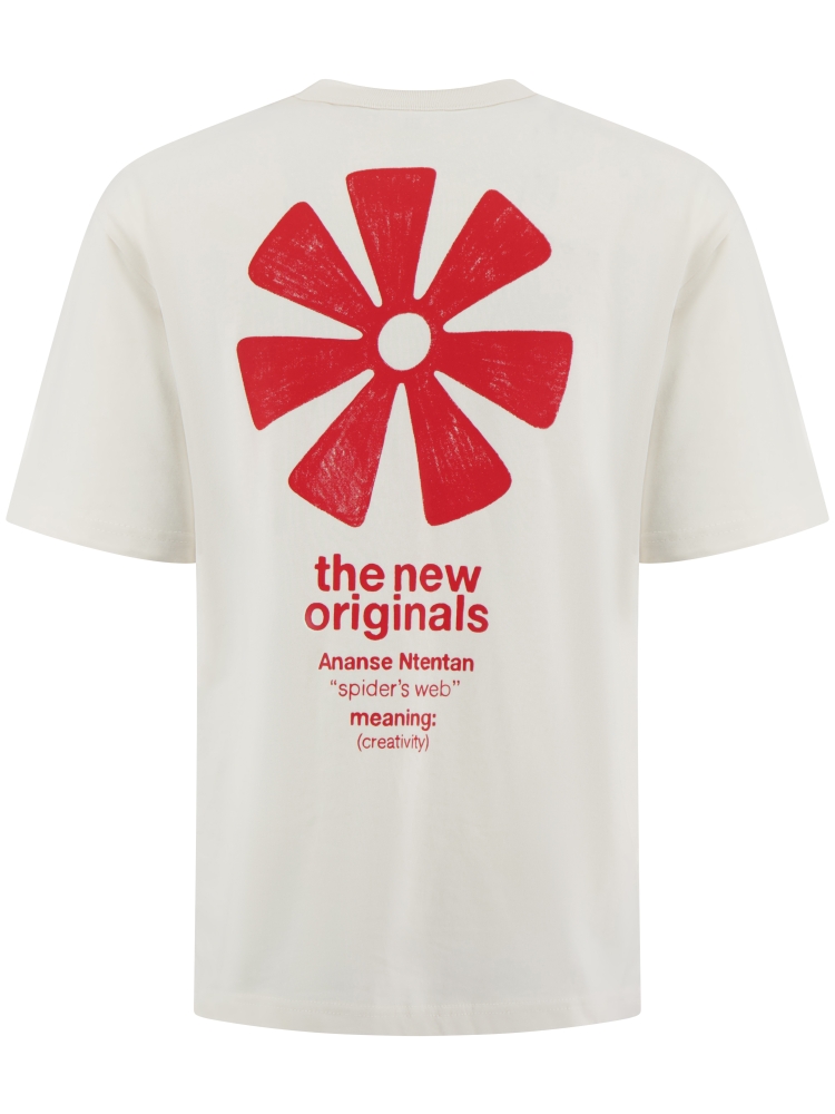 TNO ANANSE ADINKRA TEE WHITE ALYSSUM