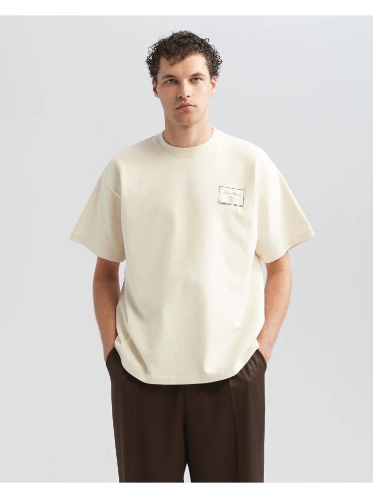 Ange Projects AW-046 LABEL TEE OFF WHITE