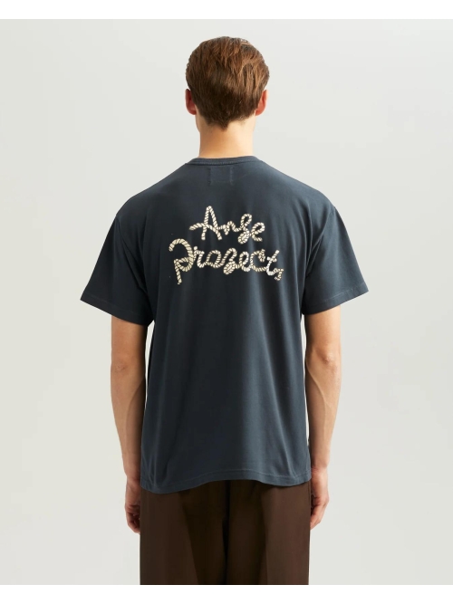 Ange Projects AW-062 ROPE TEE NAVY foto 3