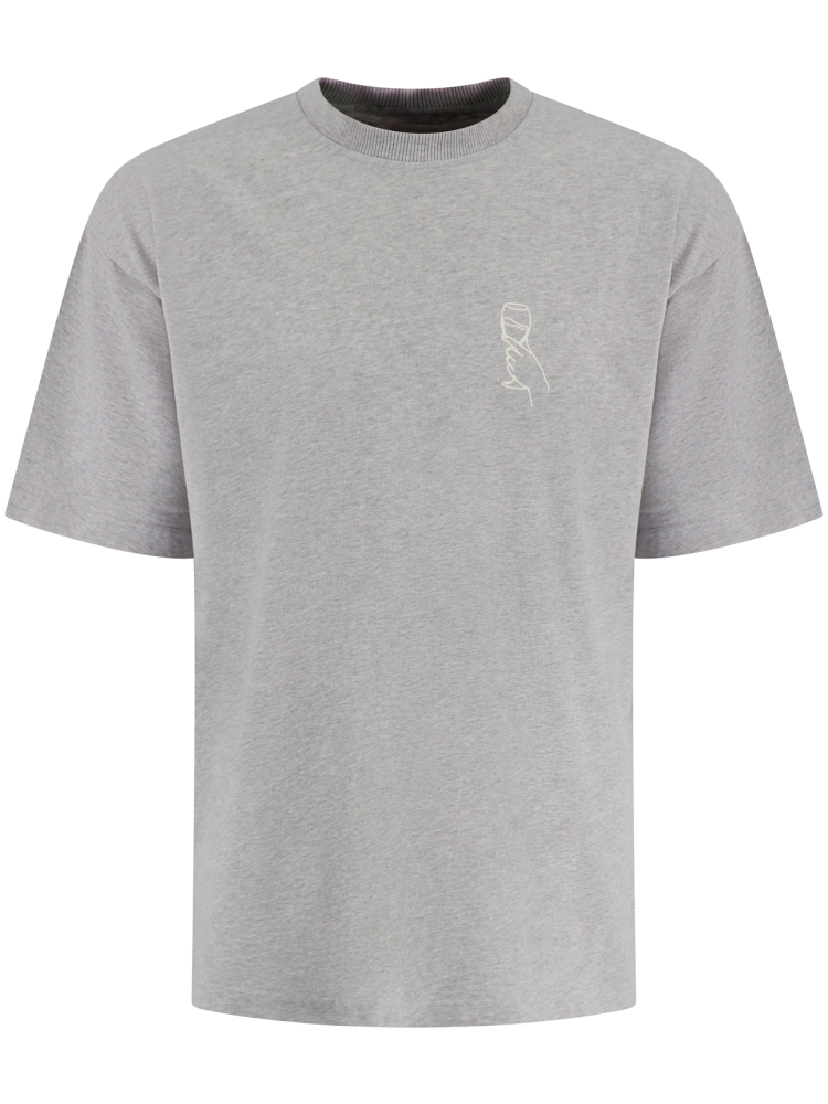 Ange Projects AW-066 ENJOY MORE TEE GREY