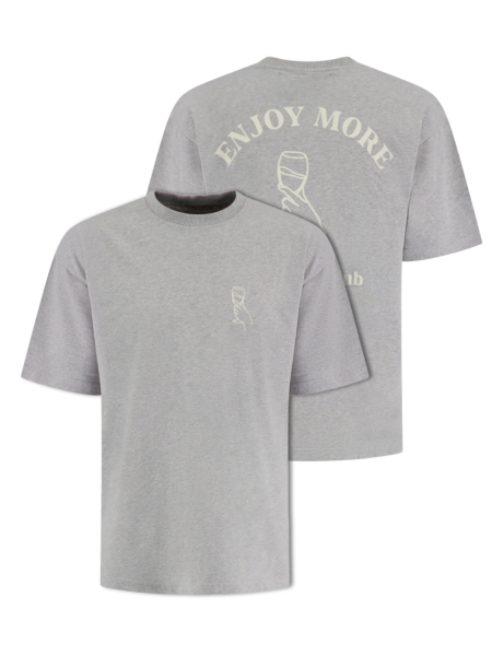 Ange Projects AW-066 ENJOY MORE TEE GREY