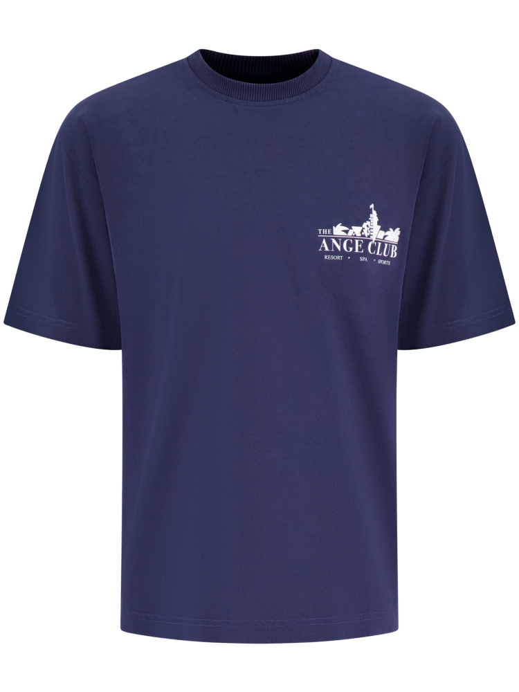 Ange Projects NOS-012 CLUB TEE NAVY