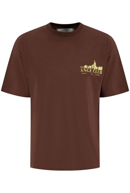  NOS-014 CLUB TEE BROWN