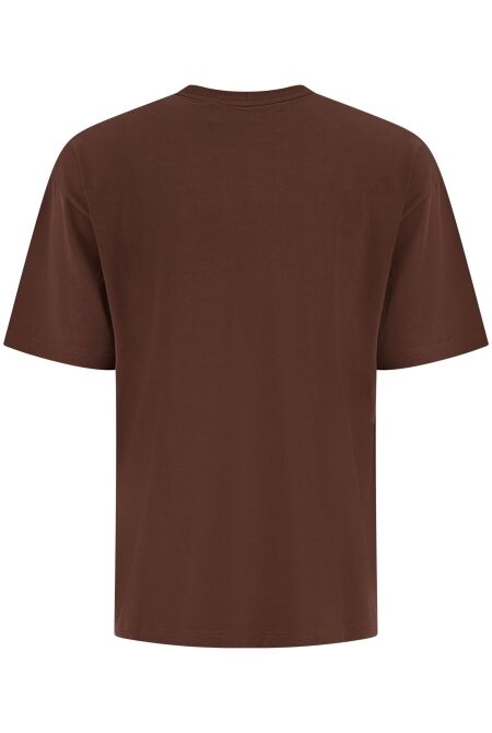 Ange Projects NOS-014 CLUB TEE BROWN
