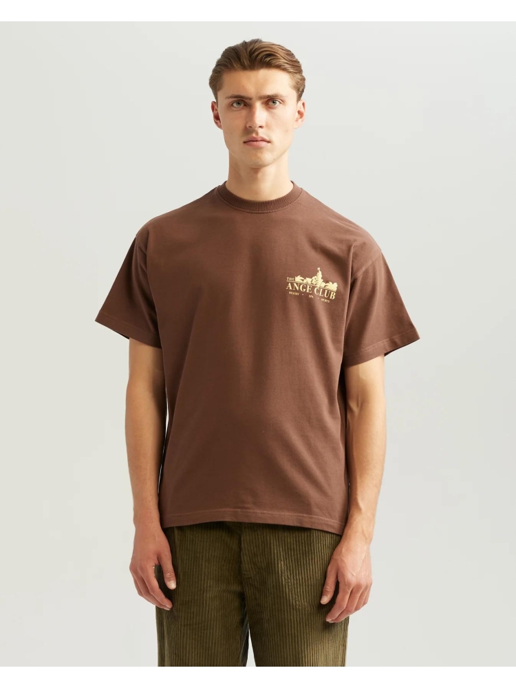 Ange Projects NOS-014 CLUB TEE BROWN