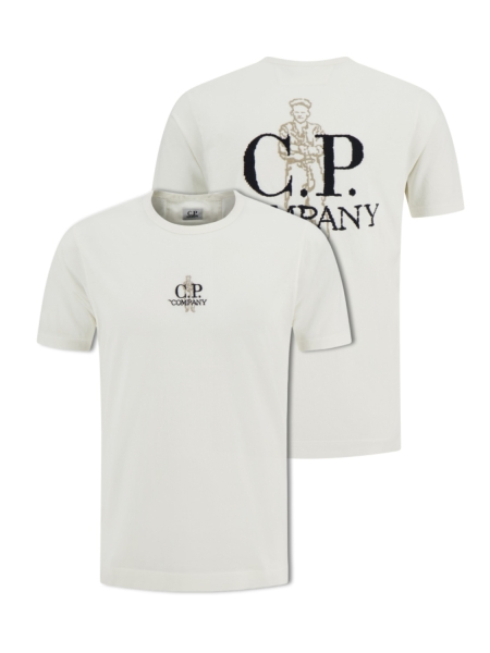 C.P. Company 20CMTS215A-006057O 103 GAUZE WHITE