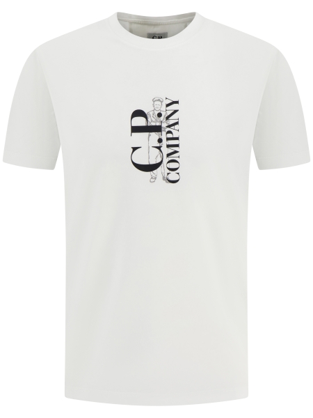 C.P. Company 20CMTS084A-005100W 103 GAUZE WHITE