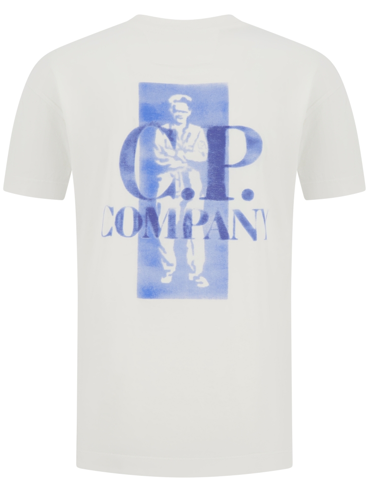 C.P. Company 20CMTS143A-110579W 103 GAUZE WHITE