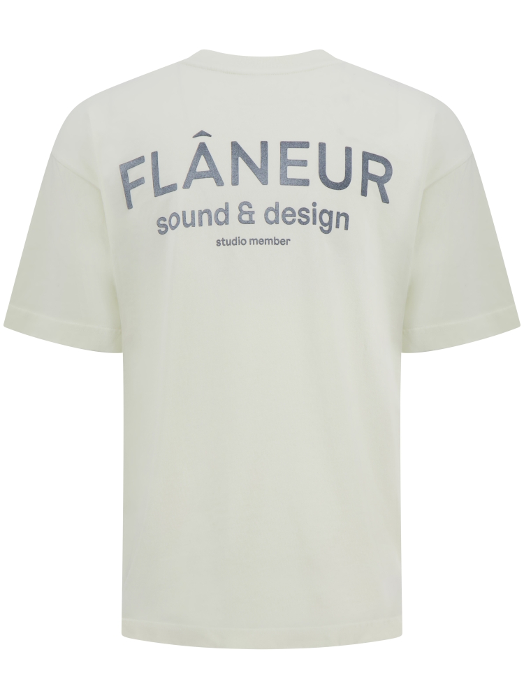 Flaneur FTSH141 059 WASHED WHITE