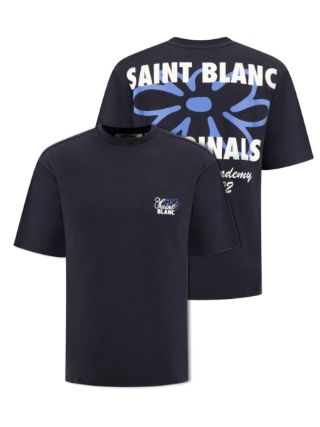 Saint Blanc FLOWER T-SHIRT CAVIAR