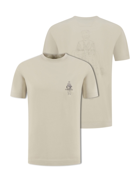C.P. Company 21CMTS166A-005100W 120 SILVER BIRCH
