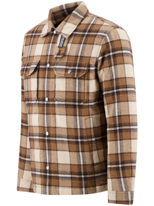 Woolrich CFWOOS2018MBUT3046 7449 DARK CAMEL CHECK foto 2